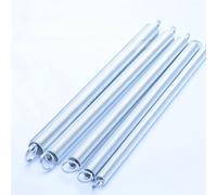 Lyuduo-Extension Springs Zinc Plated Tension Extension Spring Wire Dia 0.4mm-1.0mm Double Coil Springs Outer Dia 3mm-10mm Length 300mm, Compression resistant and durable(0.8 x 8 x 300mm,1 Pcs)