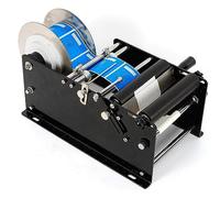 LYUXLCB Manual Labeling Machine, Semi-Automatic Round Labeling Machine, Round Bottle Sticker Label 30Times/Minute Bottle Label Applicator, for Cans, Plastic, Glass, and Metal Bottle