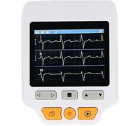 LYUXLCB Portable ECG Monitor EKG Heart Rate Monitor, Voice Broadcast Electrocardiogram Handheld LCD Cardiac Dynamics ECG Detector 24-Hour Heart Rate Monitoring at Home.