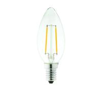 Lyveco SES Clear LED 2 Watt Filament Candle 240 Lumens 2700K