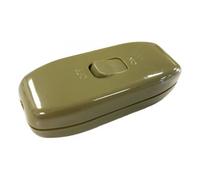 Lyvia Gold In Line Torpedo Switch 2 Or 3 Core Ideal For Table Lamp Rocker Switch