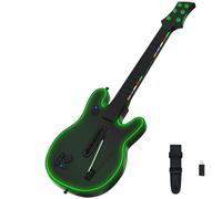 Lyvix Guitar Controller Compatible with PS4/PS3/PC, Wireless Controller with RGB Light & Audio Jack for Guitar Hero, Rock Band, Clone Hero, Fortnite Festival Games