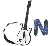Lyvix Wireless Guitar Hero Controller (RGB Lighting): Compatible with PS4/PS3/PC & Games Including Guitar Hero 3/4/5, Rock Band 1/2, Clone Hero, Fortnite Festival，with Lightning Strap, Audio Jack