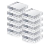 LYVQZPWLR Clear Acrylic Cube Display Block, Acrylic Square Display Blocks Clear Pack Of 232 Multiple Sizes(50x50x25mm 10 Pcs)