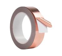 LYVQZPWLR Copper Tape Conductive Adhesive, Copper Foil Slug Tape Self Adhesive High Temperature Electronics Crafts Multiple Sizes(5 mm)