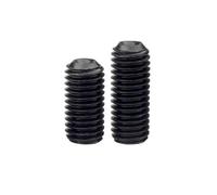 LYVQZPWLR Grub Screw Cone Point Grub Screws, 2/5/10/25/50pcs M3 M4 M5 M6 M7 M8 M10 M12 Fine Thread Black 12.9 Steel Hex Hexagon Socket Cup Point Grub Headless Bolt Set Screw(10pcs M7x1x6)