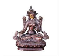 LYVQZPWLR Hand Crafted Buddha Statue， Copper White Tara Buddha Statue Tibetan Buddhist Supplies Buddha Ornaments