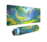 LYVQZPWLR Non Slip Mouse Pad, Mouse Pad Desk Mat Green Multiple Sizes(700x300x3mm)