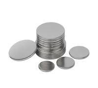 LYVQZPWLR Steel Disc,Aluminum Discs, 304 Stainless Steel Disc 8mm-300mm x 0.5-1.2mm(50 x 0.8mm (1Pcs))