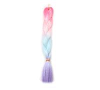 LYVQZPWLRBraiding Hair Extensions, 24Inch Synthetic Braiding Hair Mix Tinsel Synthetic Hair Extensions Braids 1Pcs(MT417)