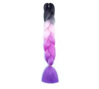 LYVQZPWLRBraiding Hair Extensions, Braids Hair 24 Inch Synthetic Hair For Briads Extensions For Twisted Crochet Braiding Hair For Girl(D2)