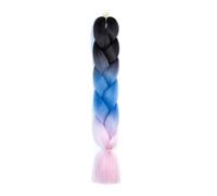 LYVQZPWLRBraiding Hair Extensions, Braids Hair 24 Inch Synthetic Hair For Briads Extensions For Twisted Crochet Braiding Hair For Girl(C4)