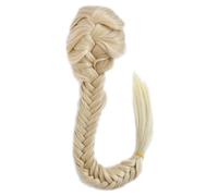 LYVQZPWLRBraiding Hair Extensions, keusyoi Women's Long Straight Extension Adjustable Drawstring With Two Clips Braid Ponytail Synthetic Ponytail Extensions(18t613)