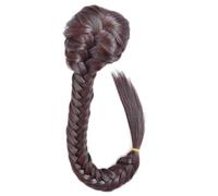 LYVQZPWLRBraiding Hair Extensions, keusyoi Women's Long Straight Extension Adjustable Drawstring With Two Clips Braid Ponytail Synthetic Ponytail Extensions(M233)