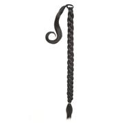 LYVQZPWLRBraiding Hair Extensions, Long DIY Braided Ponytail Extension With Hair Tie Straight Wrap Around Hair Extensions Ponytail(SMTYSPJQ2)