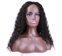LYVQZPWLRBraiding Hair Extensions, Synthetic Wig Deep Wave Long Hair Extensions Mixed Hair Wigs 18 Inch Medium Length Wig For Women(#2)