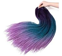 LYVQZPWLRBraiding Hair Extensions, Womens Crochet Braids Synthetic 24Inch Boxing Braid 22 Roots/Pcs Braiding Hair Extensions Heat Fiber Braids(#530,24inches#6pcslot)