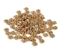 LYVQZPWLRButtons for Craft， 100pcs 3/4/5/mm Mini Resin Round Buttons, Doll Clothes Buttons, 2 Holes(Light Gold Color,3mm Dia.)