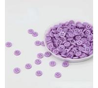 LYVQZPWLRButtons for Craft, 200pcs 6mm Round Mini Resin Buttons, 2 Hole Doll Clothes Buttons(11)