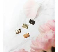 LYVQZPWLRButtons for Craft, 20pcs Mini Doll Clothes Buttons Buckle, Doll Bag Suitcase Buttons(C Style,Kc Golden)