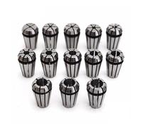 LYVQZPWLRCollet Set Drill Chuck, 13pcs ER11 1-7mm Spring Collet Chuck Set for CNC Engraving Milling Mahchine Lathe Tools