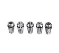 LYVQZPWLRCollet Set Drill Chuck, 5Pcs ER16 Collet Set 1/8-3/8 Inch Spring Chuck Collet for CNC Milling Lathe Tool