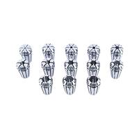LYVQZPWLRCollet Set Drill Chuck, ER11 Spring Collet Chuck Set 1-7mm 8mm 1/4mm 1/8mm High Precision 0.005 for CNC Machining Center Engraving Lathe Mill Tool(0.005 Up,7PCS)