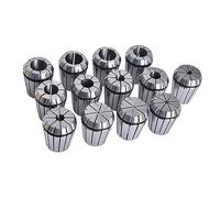 LYVQZPWLRCollet Set Drill Chuck, Spring Collet Precision Collet Chuck Set ER11 ER16 ER20 ER25 ER32 for CNC Engraving Machine Milling Lathe Tool Holder(13pcs ER32)