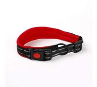 LYVQZPWLRDog Harness No Pull, Basic Dog Leashes Large Dog Collar Nylon Reflective pet Collar Soft Mesh Dog Collars(S)