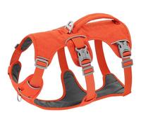 LYVQZPWLRDog Harness No Pull, Nylon Pet Dog Harness Reflective Dog Harnesses Vest With Handle Adjustable for Bulldog Walking(Oranje,M)