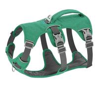 LYVQZPWLRDog Harness No Pull, Nylon Pet Dog Harness Reflective Dog Harnesses Vest With Handle Adjustable for Bulldog Walking(Grün,XS)