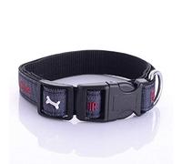 LYVQZPWLRDog Harness No Pull, Pet Leads Leashes New Cowboy bone embroidery pet dog collar jean bones dog collars Wear adjustable(Black,XL)