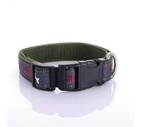 LYVQZPWLRDog Harness No Pull, Pet Leads Leashes New Cowboy bone embroidery pet dog collar jean bones dog collars Wear adjustable(Grün,XL)