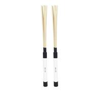 LYVQZPWLRDrum Brushes, Drum Brushes Drum Sticks Jazz Drum Beam Sticks Drum Brushes Wooden Drum Sticks for Snare Drums(Wit)