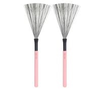 LYVQZPWLRDrum Brushes, Drum Brushes Drumsticks Maple Handle Drummers Instruments Universal for Snare Drums(Roze)
