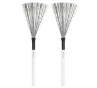 LYVQZPWLRDrum Brushes, Drum Brushes Drumsticks Maple Handle Drummers Instruments Universal for Snare Drums(Wit)