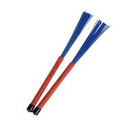 LYVQZPWLRDrum Brushes, Drum Brushes Jazz Drum Brushes Retractable Case Drum Brushes Drumsticks for Snare Drums(Blu)