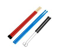 LYVQZPWLRDrum Brushes, Drum Sticks Drum Brushes Jazz Drum Sticks Sets Percussion Instrument for Adults Kids and Beginners
