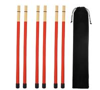 LYVQZPWLRDrum Brushes, Drum Sticks Jazz Drumsticks Bamboo Drum Brushes Sticks With Storage Bag for Adults Kids and Beginners