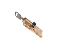 LYVQZPWLREuro Door Barrel Lock, Lock Barrel 65mm With 8 Keys Thumb Turn Euro Profile Barrel Lock Brass Satin Nickel Finish Lock(Double Lock Cylinder)