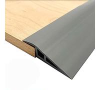 LYVQZPWLRFlat Divider Strip, Floor Divider Strip, Doorway Transition Strip,PVC Flexible Threshold Transitions(7m/23ft Length)
