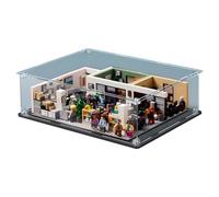 LYVQZPWLRMinifigure Display Case, Acrylic Countertop Display Box Show Case. It's Suitable for Lego 21336 Office Model's Displaying,collecting,dust-proof,storage