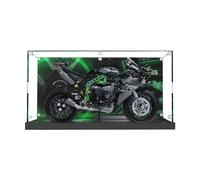 LYVQZPWLRMinifigure Display Case, Acrylic Countertop Display Box Show Case.It's Suitable for Lego 42170 Motorcycle Model's Displaying,collecting,dustproof,storage(Background)