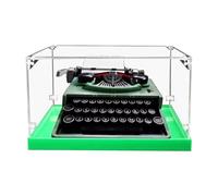 LYVQZPWLRMinifigure Display Case, Acrylic Countertop Display Box Show Case.It's Suitable for Lego Typewriter 21327 Model's Displaying,collecting,dustproof,storage(Transparent B)