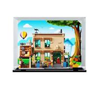 LYVQZPWLRMinifigure Display Case, Acrylic Countertop Display Case Show Box.It's Suitable for Lego 21324 Sesame Street Model's Displaying,collecting,dustproof,storage