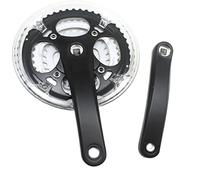 LYVQZPWLRMountain Bike Crankset, Bike Crank Set 7/8/9 Speed 48-38-28T 170MM Bicycle Crank Set Hollow Tooth Plate