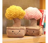 LYVQZPWLRNumerator Throw Pillow Plush Toy, Plants Stuffed Toys, Creative rich tree Plush toy, Adorable Plushies Cushions Toys(Roze)
