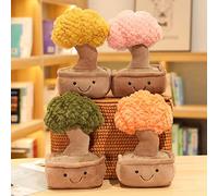 LYVQZPWLRNumerator Throw Pillow Plush Toy, Plants Stuffed Toys, Creative rich tree Plush toy, Adorable Plushies Cushions Toys(Grün)