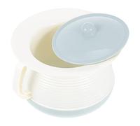 LYVQZPWLRUnisex Chamber Pot, Bedpan Bedside Urinal Bottle with Cover and Handle, Bucket Potty Urine Pots to