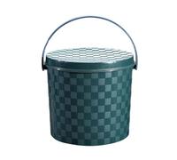 LYVQZPWLRUnisex Chamber Pot, Thicken Chamber Pot with Lid, Portable Plastic Bucket Potty Storage Stool for Camping Travel Home Car Multipurpose(Grün,23cm)
